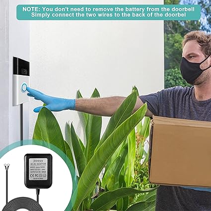 18V500mA Doorbell Transformer - Video Doorbell Power Adapter, for Ring Video Doorbell Pro and Ring V