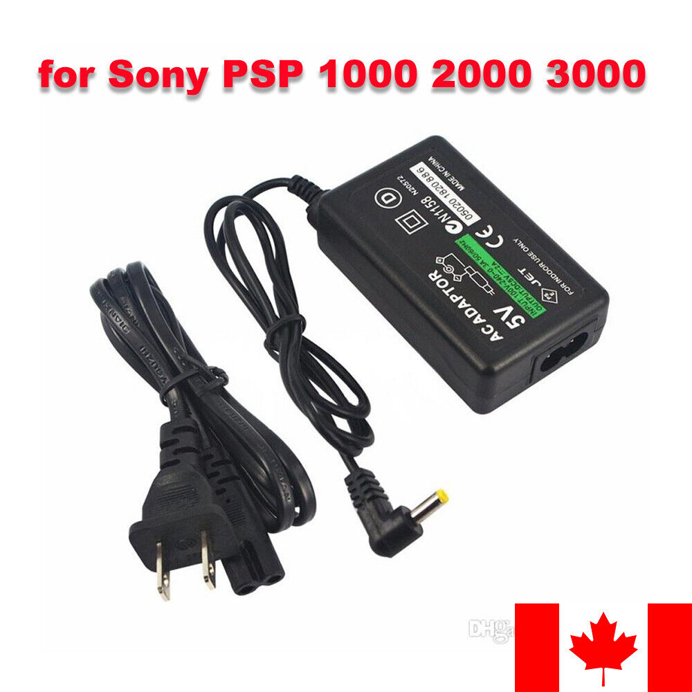 New AC Adapter Home Wall Power Supply/Charger/Plug for Sony PSP 1000 2000 3000 Material: Plastic